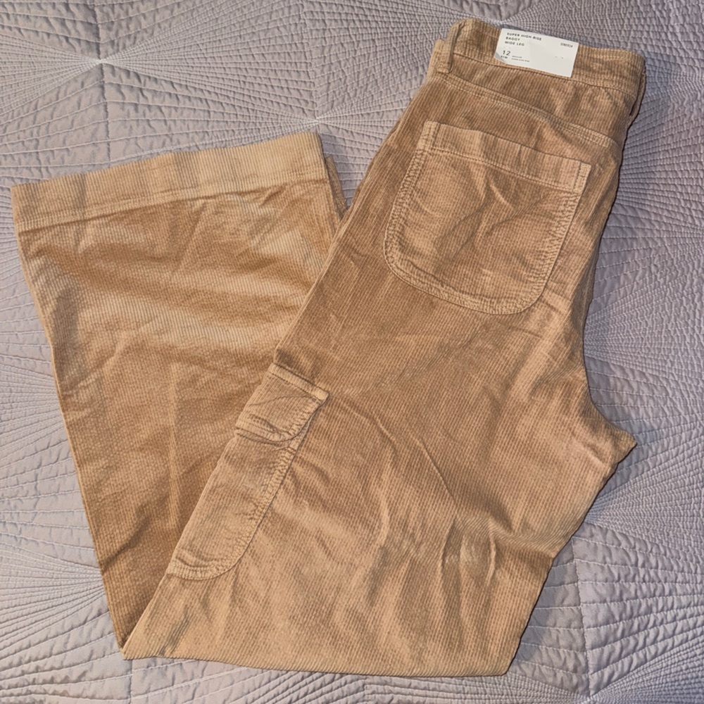 Tan Corduroy Pants - Picture 2 of 6